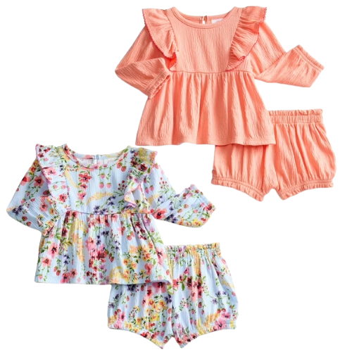 ONLY $7.50 (Reg. $15) Wonder Nation Baby Girls' Long Sleeve Top and Bloomers Set at Walmart - at Walmart