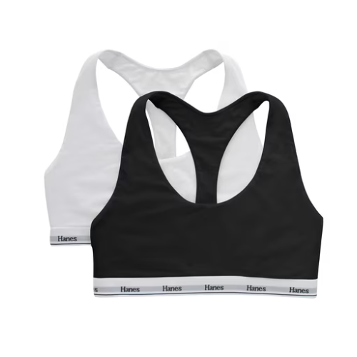 ONLY $14.48 Hanes Women's Originals Stretch Racerback Bralette 2-Pack at Walmart - at Walmart