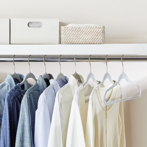 Better Homes & Gardens Velvet Clothing Adult Hangers, 100-Pack