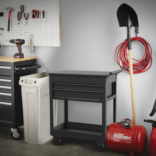 ONLY $99 (Reg. $150) Hyper Tough 28-Inch Steel Tool Cart with Drawer at Walmart - at Walmart
