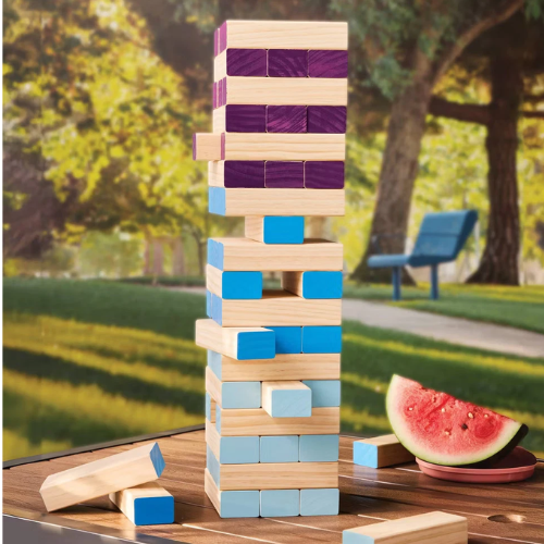 ONLY $22.99 (Reg. $45) 54-Piece Giant Tumbling Blocks Lawn Game at eBay - at eBay