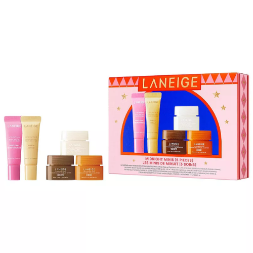 LANEIGE Midnight Minis Lip Glowy Balm and Lip Sleeping Mask Gift Set ONLY $13.44 (Reg. $30) at Kohls - at Kohl's
