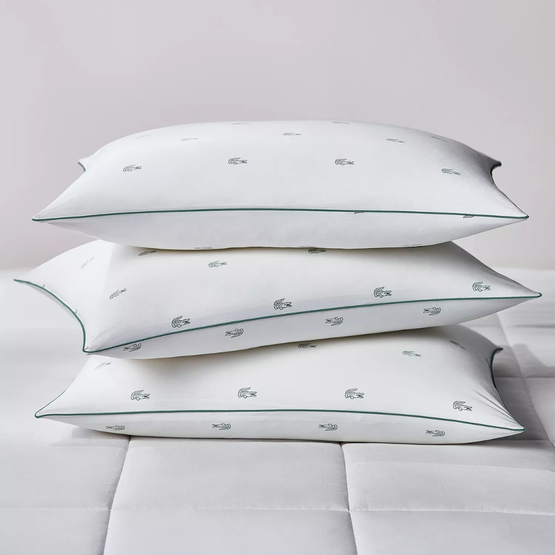 ONLY $12.99 (Reg. $34) Lacoste Home All-Over Crocs Cotton Medium Density Pillow at Macy’s - at Macy's