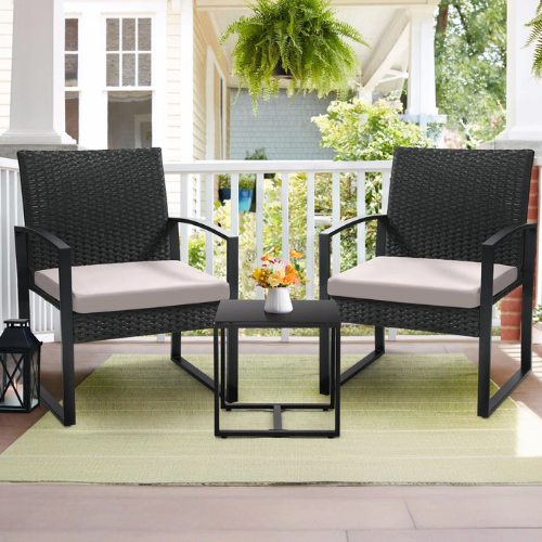 ONLY $87.99 (Reg. $259.99) 3 Piece Rocking Bistro Set with Textilene Chairs at Wayfair - at Wayfair