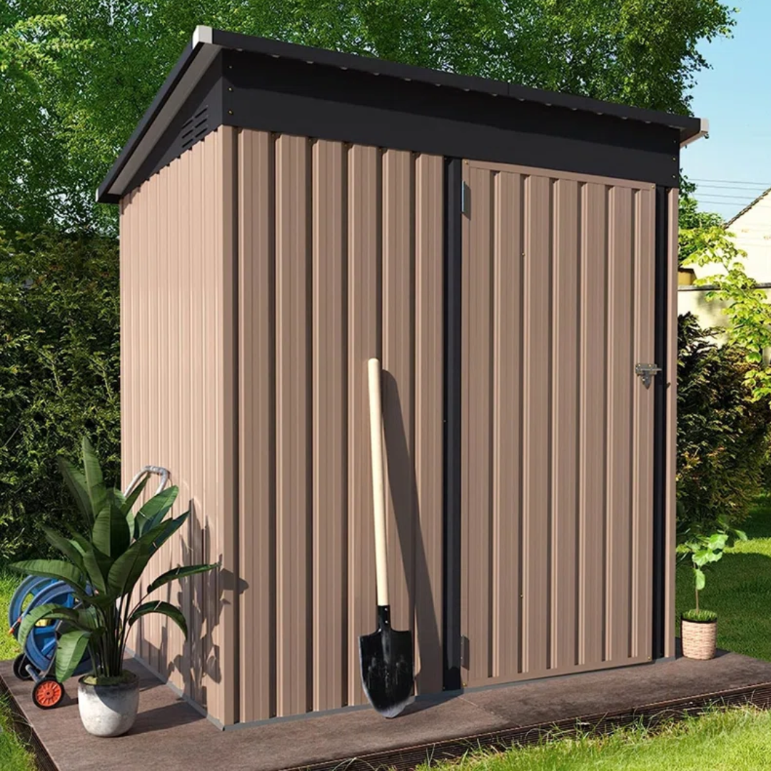 ONLY $119.99 (Reg. $500) AECOJOY 5 ft. x 3 ft. Metal Lean-To Storage Shed at Wayfair - at Wayfair