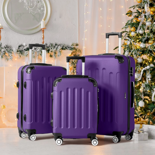 ONLY $58.99 (Reg. $300) Zimtown Hardside Lightweight Spinner 3 Piece Luggage Set at Walmart - at Walmart