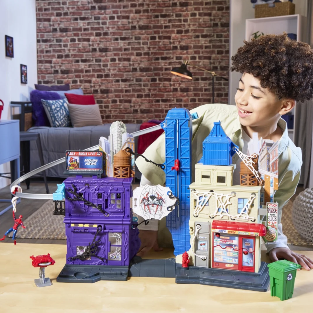 Marvel Spider Man Venom Versus Web Slinging City Playset ONLY $35 (Reg. $95) at Walmart - at Walmart