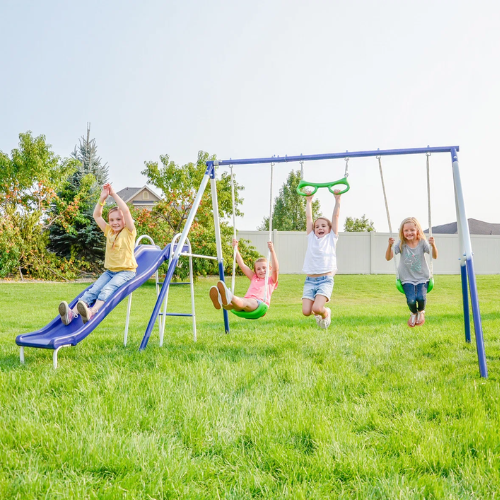 ONLY $189.99 (Reg. $299.99) Sportspower Sierra Vista Metal Swing Set at Wayfair - at Wayfair