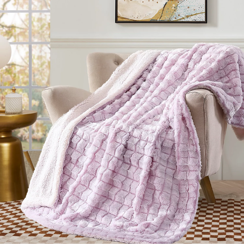 ONLY $13.99 (Reg. $55) Royal Luxe Reversible Micromink to Faux-Sherpa Tie-Dye Throw at Macy's - at Macy's