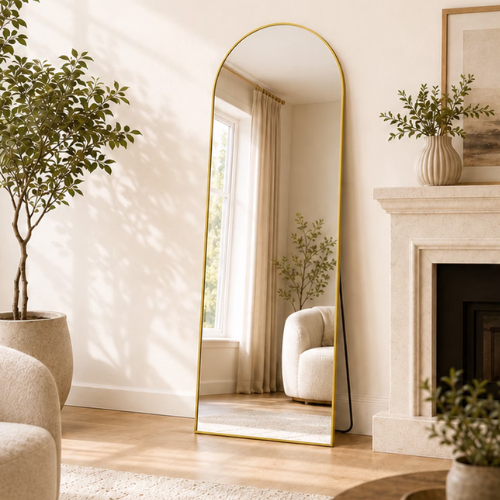 Antok Arched Full Length Floor Mirror