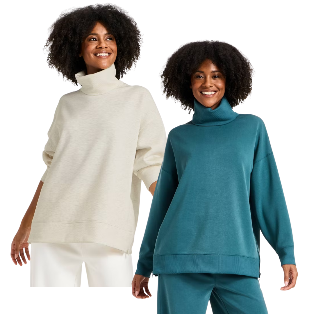 ONLY $16.99 (Reg. $40) Women’s Airy Sleek Funnel Neck Sweatshirt at eBay - at Target