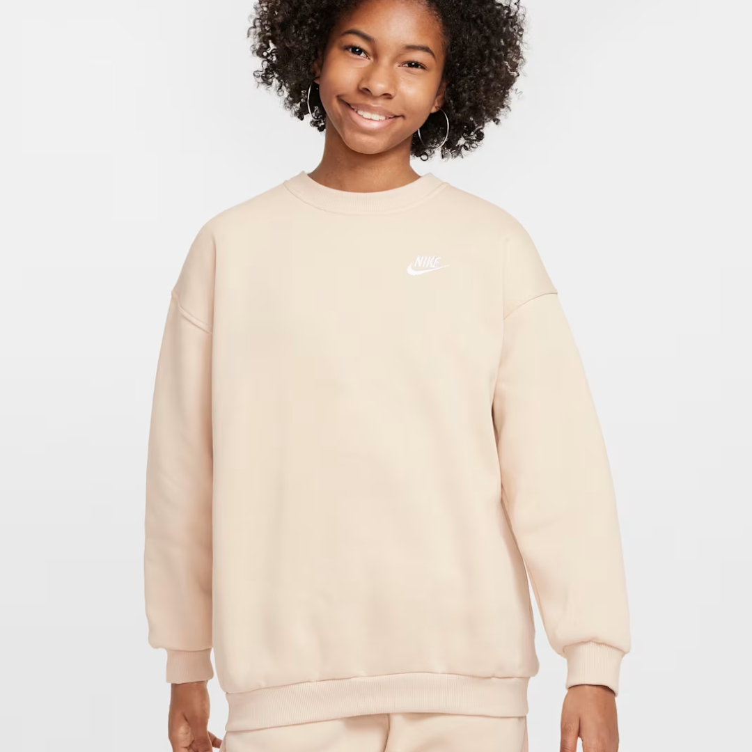ONLY $26.97 (Reg. $40) Nike Sportswear Club Fleece Big Kids’ Oversized Sweatshirt at Nike - at Nike