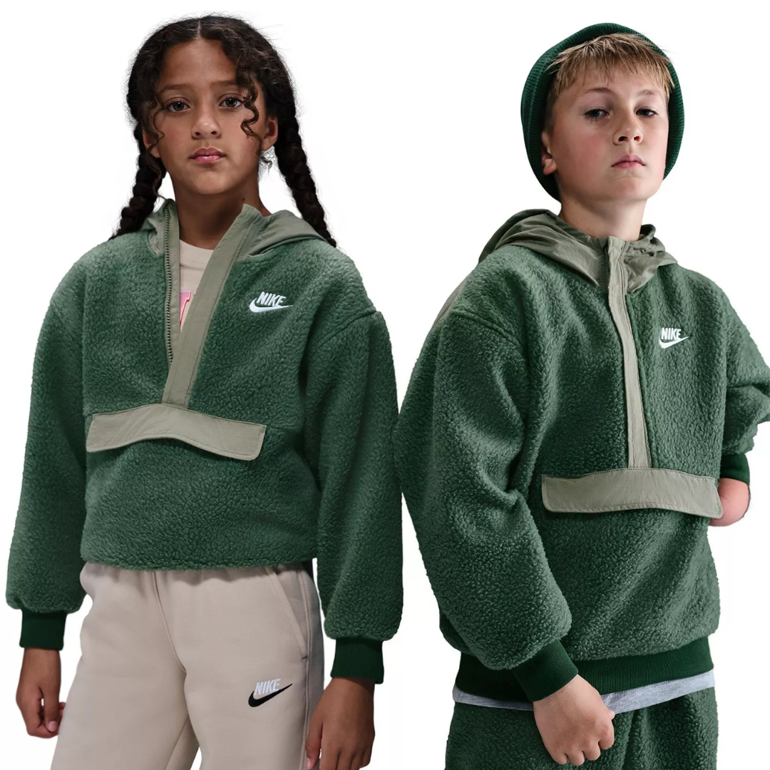 Nike Kids' Sportswear Quarter Zip Long-Sleeve Hoodie ONLY $36 (Reg. $60) at Macy’s - at Nike