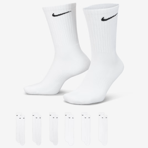 Nike Everyday Cushioned Training Crew Socks 6 Pairs ONLY $12.73 (Reg. $24) at Nike - at Nike