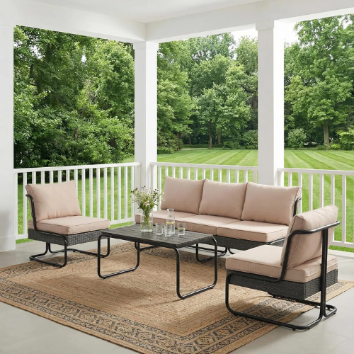 ONLY $296.99 (Reg. $370) All Weather Outdoor Sectional With Coffee Table at Wayfair - at Wayfair