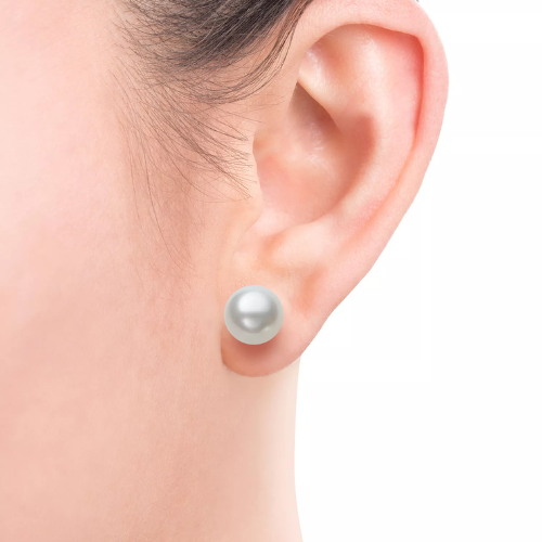 ONLY $8.99 (Reg. $40) Belle de Mer Cultured Freshwater Button Pearl Stud Earrings at Macy's - at Macy's