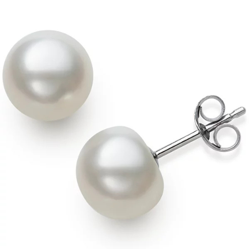 Belle de Mer Cultured Freshwater Button Pearl (8-9mm) Stud Earrings ONLY $11 (Reg $32.50) at Macy's - at Macy's