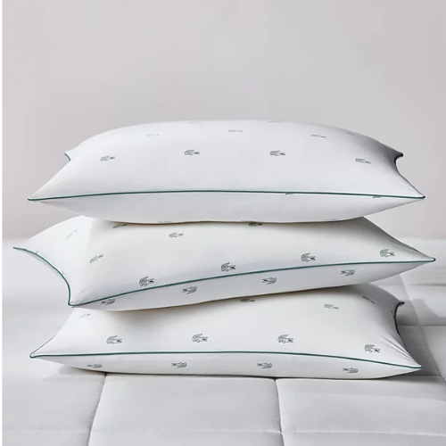 ONLY $9.99 (Reg. $34) Lacoste Home All Over Crocs Cotton Medium Density Pillow at Macy’s - at Macy's