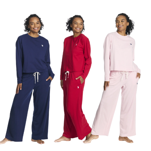 U.S. Polo Assn. Women’s Long Sleeve Pajama Sleep Set ONLY $15 (Reg. $34.92) at Walmart - at Walmart