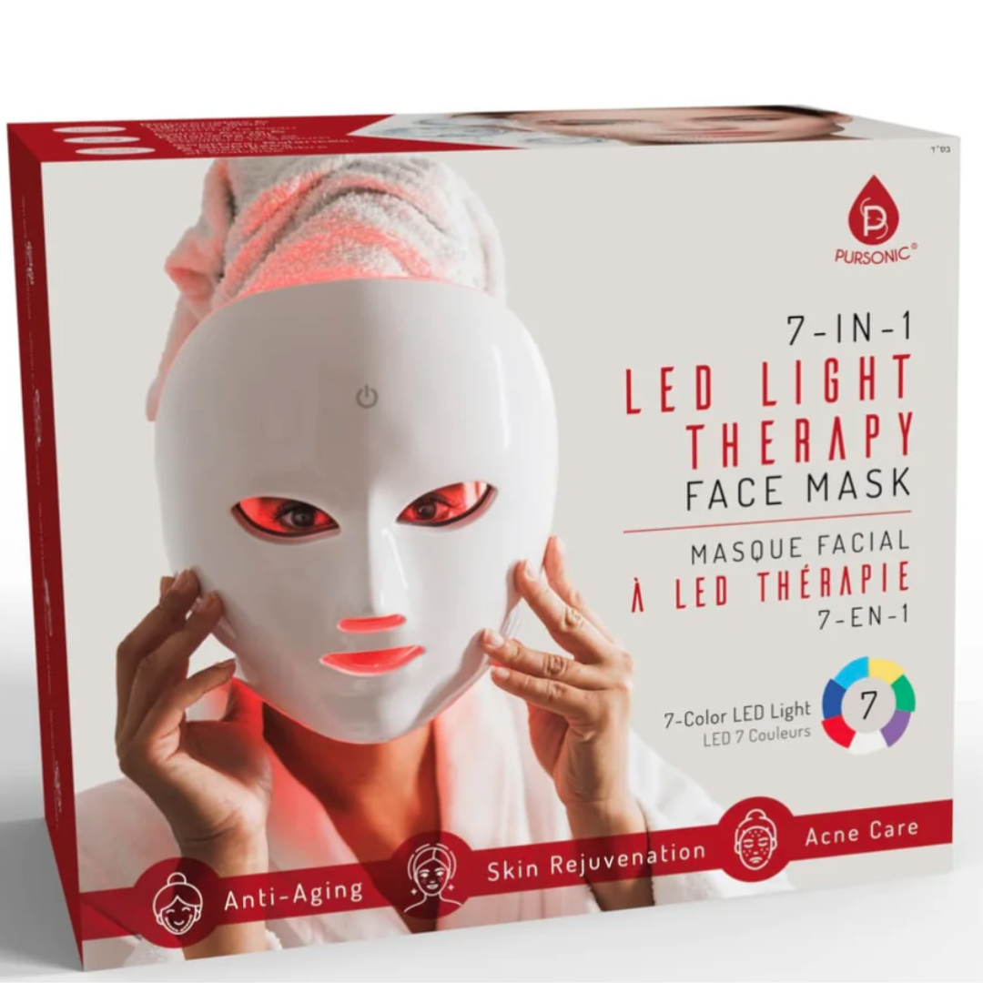 ONLY $39.99 Pursonic 7-in-1 LED Light Therapy Face Mask at Zulily - at Zulily