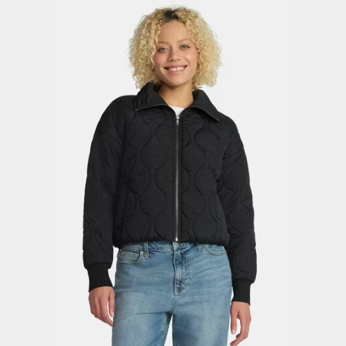No Boundaries Quilted Jacket, Women’s ONLY $14.59 (Reg. $29.98) at Walmart - at Walmart