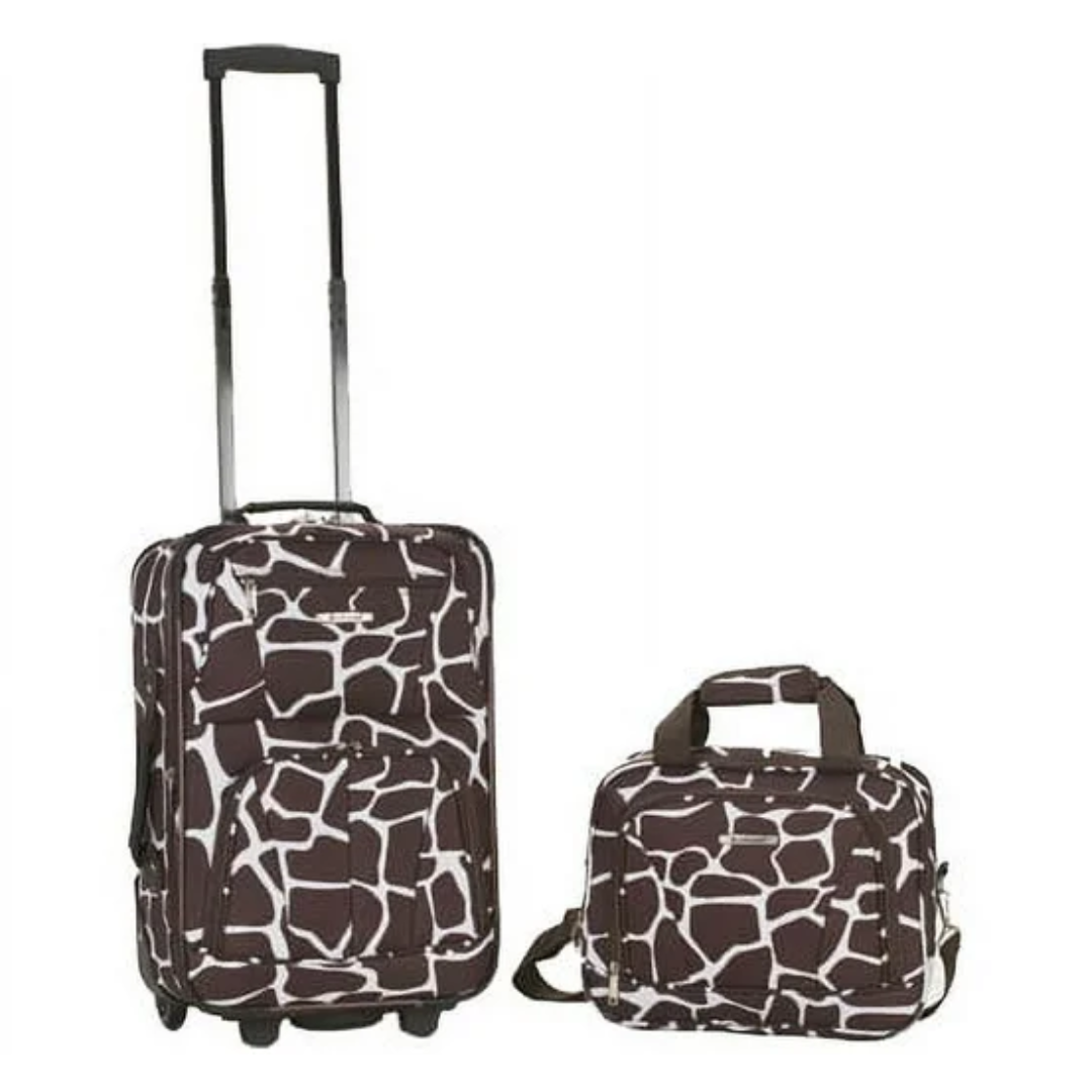 ONLY $23.23 (Reg. $50) Rockland Fashion Softside Upright 2-Piece Luggage Set F102 at Walmart - at Walmart