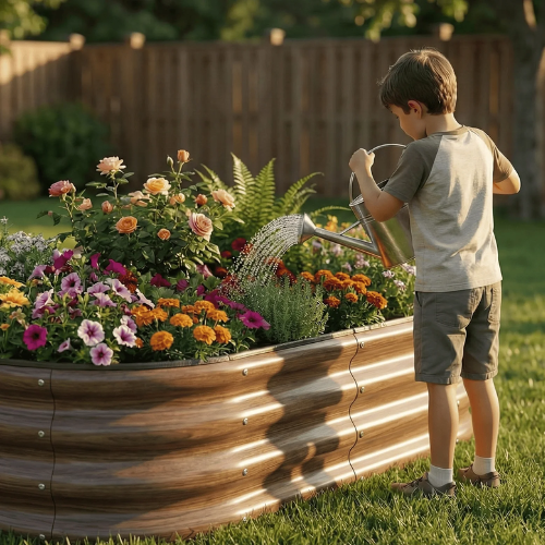 ONLY $49.99 (Reg. $100) 2pk SnugNiture 4x2x1 ft Galvanized Raised Garden Bed Set at Walmart - at Walmart