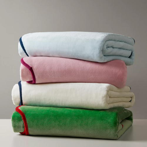 ONLY $11.99 (Reg. $40) Premier Comfort Cozy Soft Plush Scallop Edge Throw at Macy's - at Macy's
