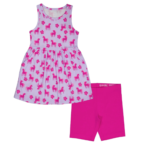 Wonder Nation Girls Tank Play Dress and Biker Shorts Set ONLY $5.50 (Reg. $8.98) at Walmart - at Walmart