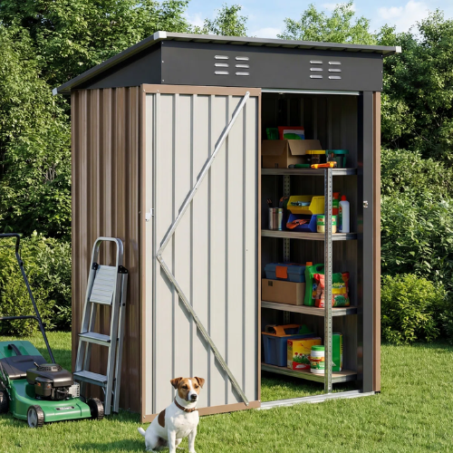 ONLY $106.99 (Reg. $200) Metal Storage Shed with Metal Base Frame at Wayfair - at Wayfair