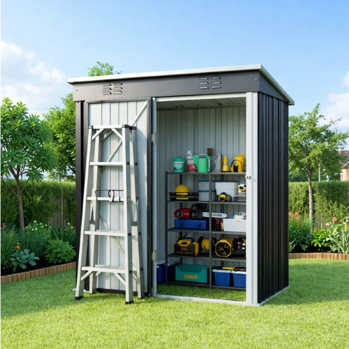 ONLY $112.88 (Reg. $219.94) 5 ft. L x 6 ft. H Outdoor Storage Shed at Wayfair - at Wayfair