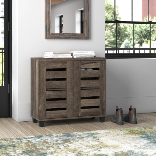 ONLY $55.99 (Reg. $227.43) Millan 12-Pair Shoe Storage Cabinet at Wayfair - at Wayfair