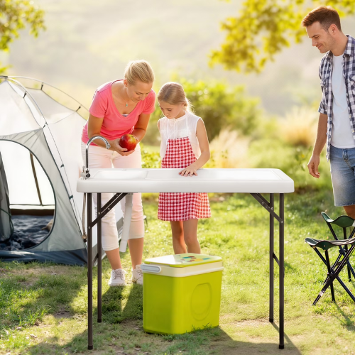 ONLY $69 (Reg. $119) Ktaxon Portable Folding Table with Sink Faucet at Walmart + FREE SHIPPING - at Walmart