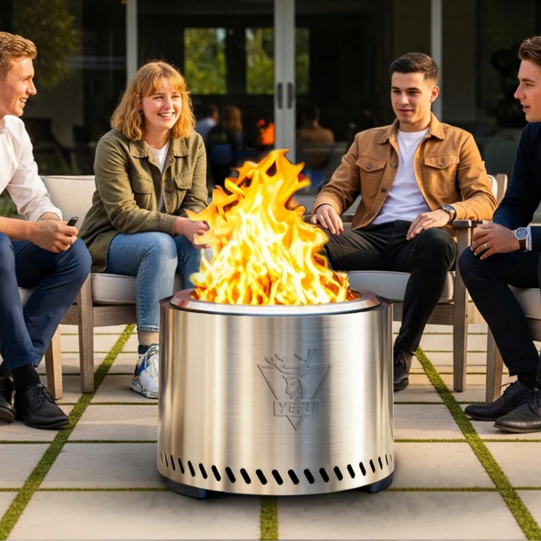 Fire Pit With Removable Ash-Pan Smokeless Firepit ONLY $114.99 (Reg. $200) at Wayfair - at Wayfair