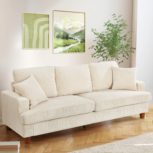 Neche 87" Corduroy Sofa ONLY $269.99 (Reg $499.99) + FREE SHIP at Walmart - at Walmart