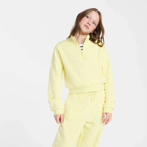 ONLY $7.29 (Reg. $15) Weekend Academy Girls Fleece Quarter Zip Sweater at Walmart - at Walmart