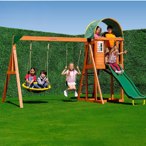 Sportspower Amelia Wooden Swing Set