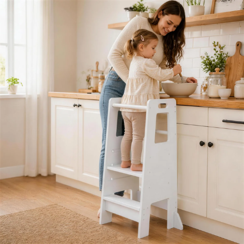 ONLY $50.99 (Reg. $87.99) Wooden Kitchen Step Stool for Kids at Wayfair - at Wayfair