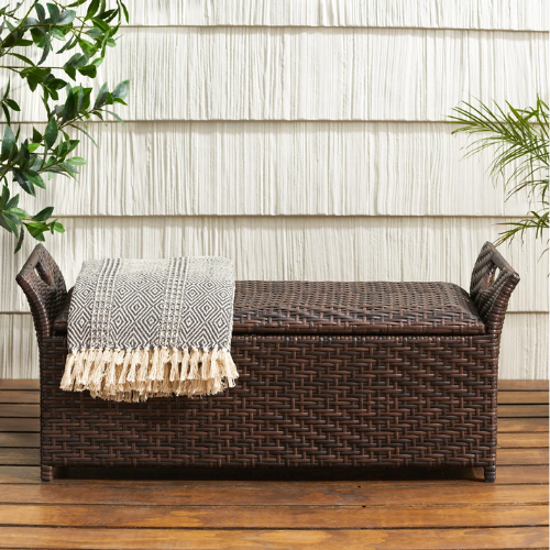 ONLY $81.99 (Reg. $197.99) Quinto Wicker Outdoor Bench + FREE SHIP at Wayfair - at Wayfair