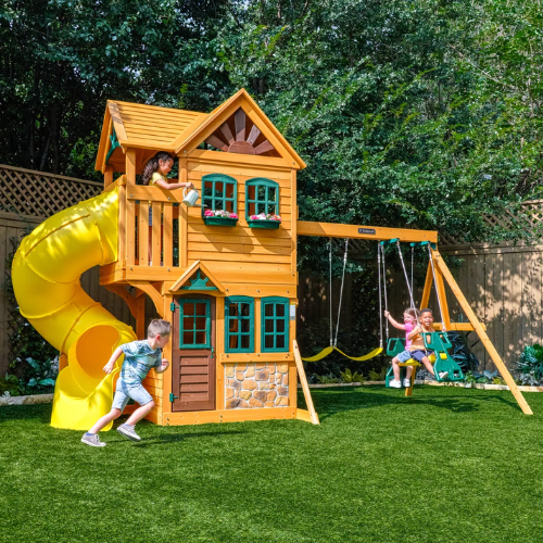 ONLY $1385 (Reg. $1699) KidKraft Boulder Station - Yellow Slide at Wayfair - at Wayfair