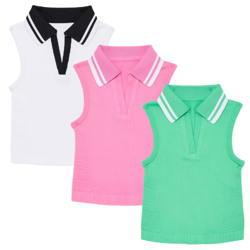 Athletic Works Girls Active Tennis Polo