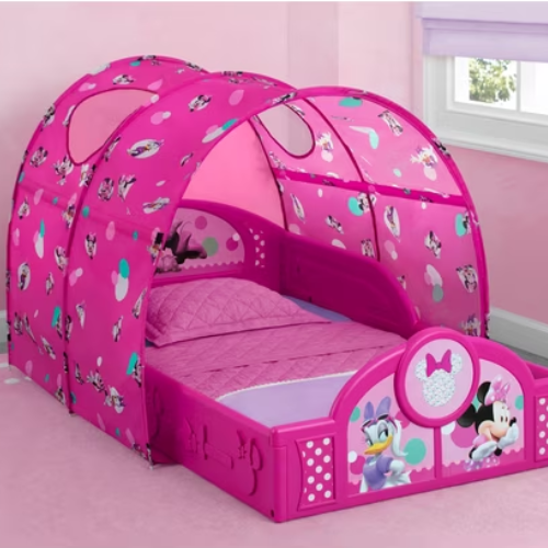 ONLY $38.38 (Reg. $80) Disney Character Toddler Bed with Canopy at Walmart - at Walmart