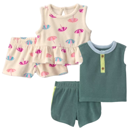 Carter's Child of Mine Baby Girl Outfit Set, 2-Piece
