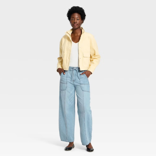 ONLY $15.99 (Reg. $40) Women’s High-Rise Drawstring Soft Utility Jeans - Universal Thread at eBay - at eBay
