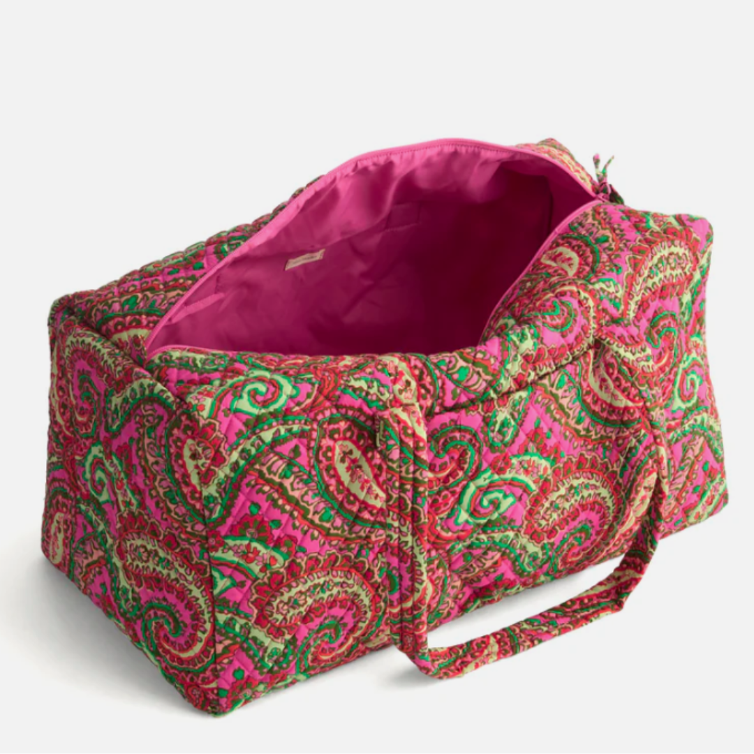 Vera Bradley Cotton Large Travel Duffel ONLY $29.99 (Reg. $129) at Shop Simon - at Vera Bradley