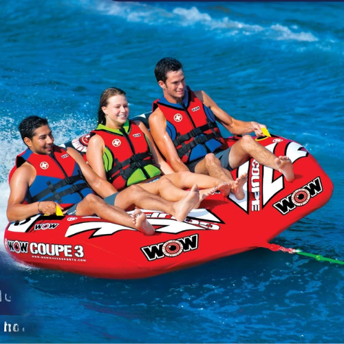 ONLY $138.92 (Reg. $280.65) WOW Sports 3-Person Coupe Cockpit Towable Tube at eBay - at eBay
