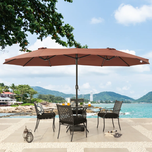 ONLY $75.99 (Reg. $259.99) Outdoor Zadie 15' x 9' ft. Market Patio Umbrella + FREE SHIP at Wayfair - at Wayfair