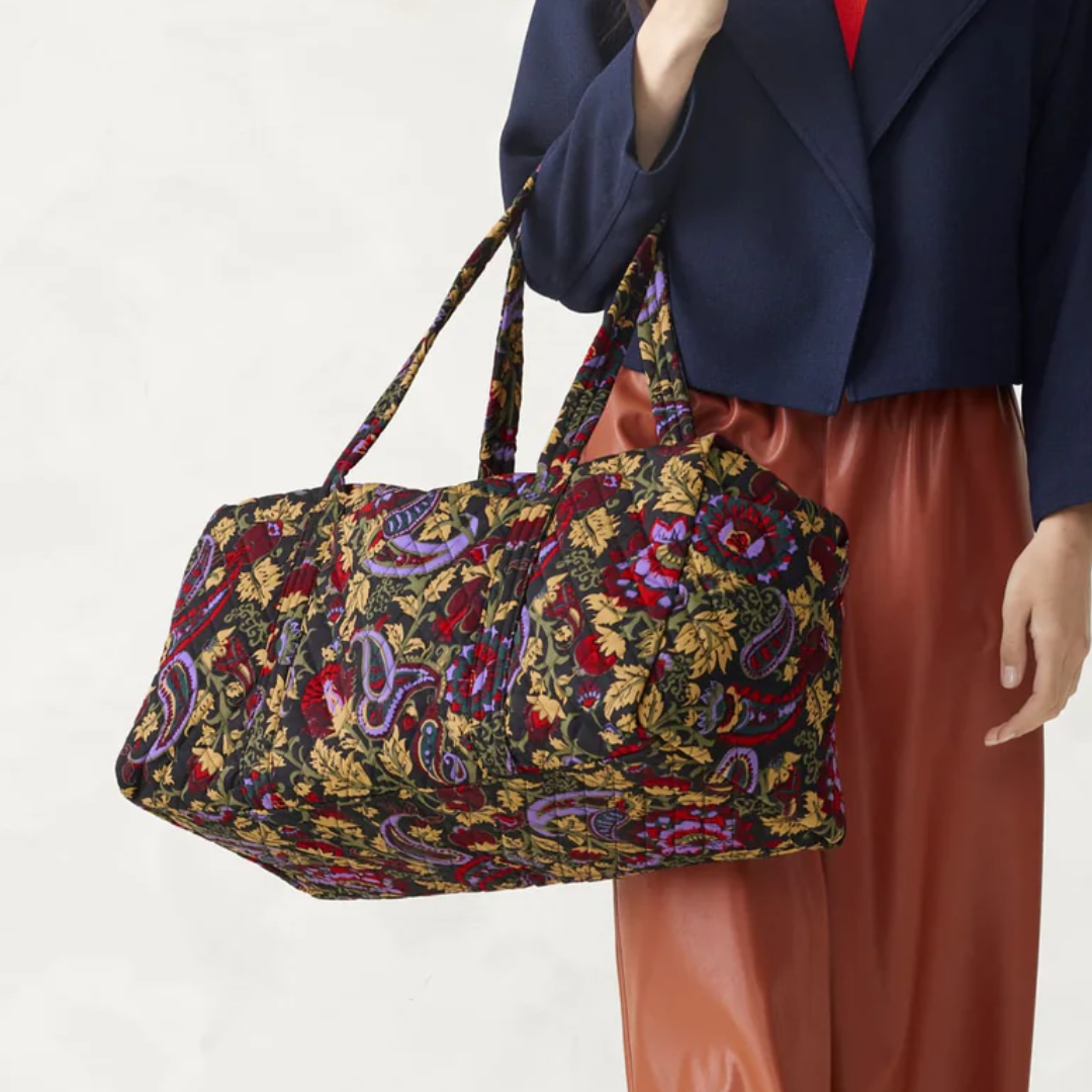 ONLY $19.99 (Reg. $80) Vera Bradley Duffel Bag in Premium Cotton - at Vera Bradley