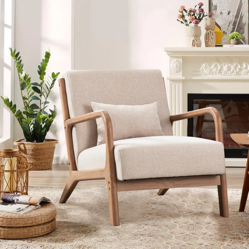ONLY $125.99 + FREE SHIP Hertford 26" Wide Mid Century Accent Chair at Wayfair - at Wayfair