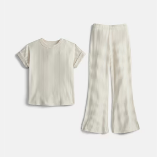 ONLY $15 Wonder Nation Girls Rib Knit Top & Pants Set, 2-Piece at Walmart - at Walmart